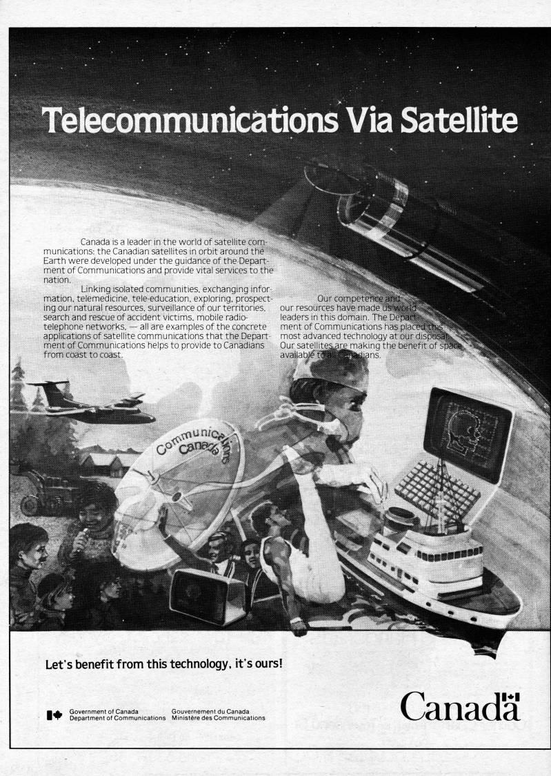 Page 50 - Advert: Telecommunications Via Satellite