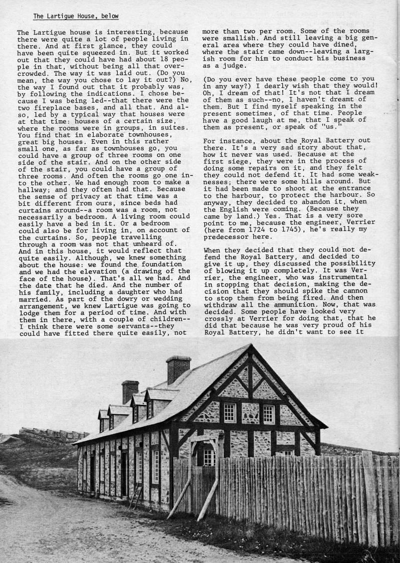 Page 56 - Yvon LeBlanc, Architect Fortress of Louisbourg