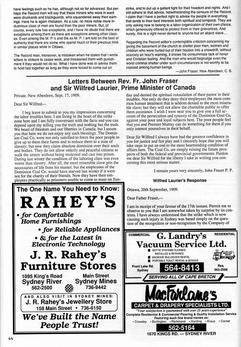 Page 44 - Fr. Fraser Fights for the Miners, 1909