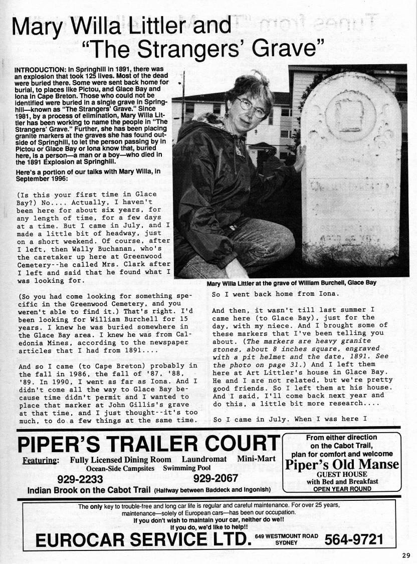Page 29 - Mary Willa Littler and "The Strangers' Grave"