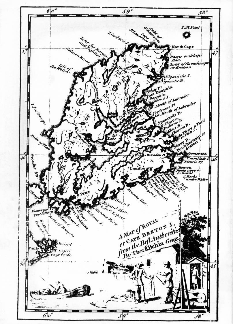 Back Cover - Photo: Map of Cape Breton